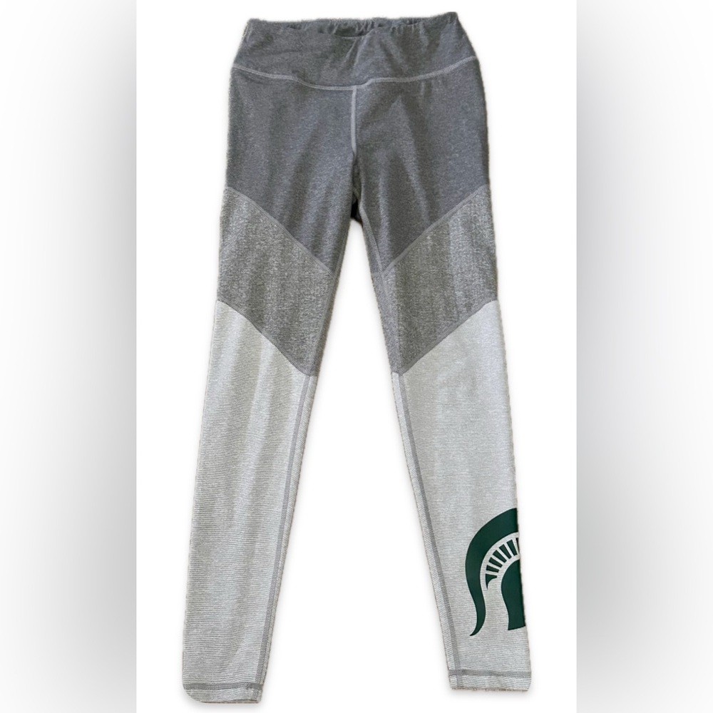 MSU Spartan head Game Leggings